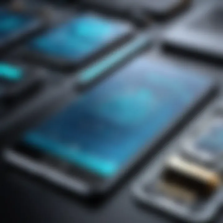 Visualization of mobile forensics tools in action