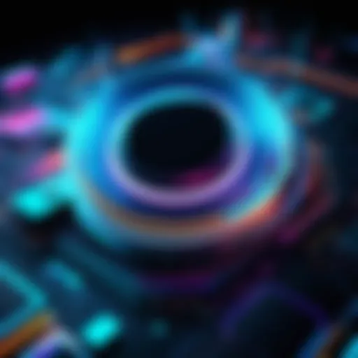 Abstract dynamic shapes in motion