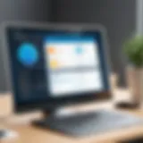 Visual representation of Constant Contact dashboard