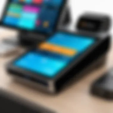 Modern POS System Interface Sleek interface of a modern POS system