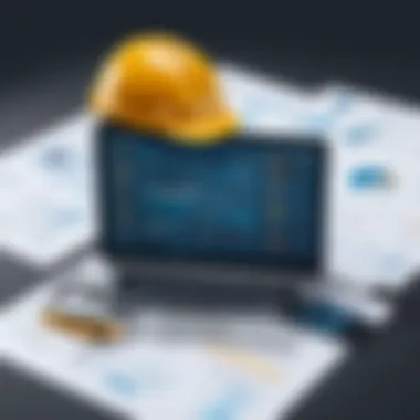 Benefits of Estimating Software An infographic illustrating the benefits of using estimating software in construction projects