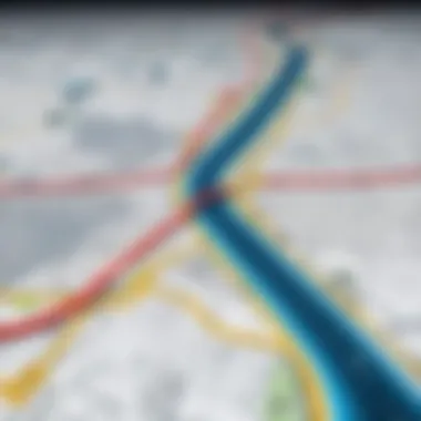 Optimized Route Planner Visualization Visualization of an optimized route planner at work