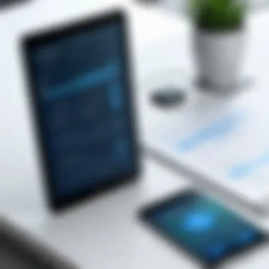 Mobile HR Management Interface Mobile application interface for HR management