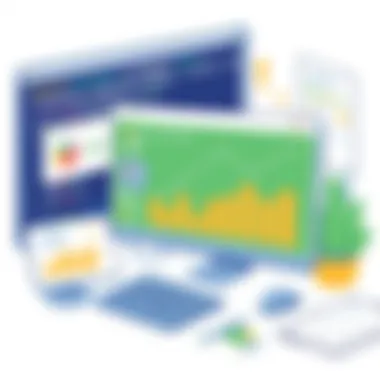 Streamlined Financial Reporting Integration Illustration of streamlined financial reporting through inventory software