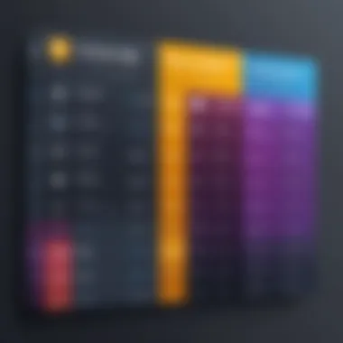 Pricing Plans Comparison Comparison chart of pricing plans for video maker applications