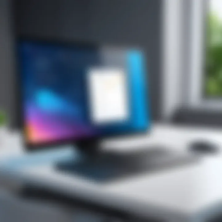 An illustration of advanced technology used in scheduling software