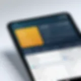 A user interface showcasing a scheduling app on a digital device