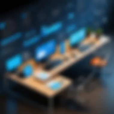 An infographic illustrating productivity enhancements using Bluebeam.
