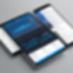 Visual representation of Castlight app interface showcasing key features