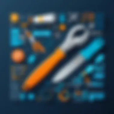 Essential Tools for Effective Patching Infographic showcasing essential tools for CentOS patching