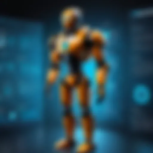 Visual representation of RPA software features