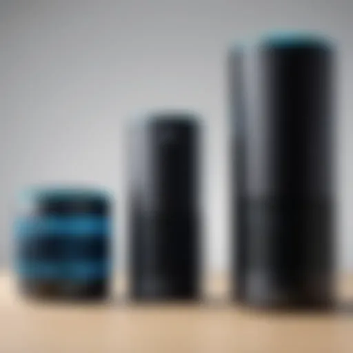 Visual comparison of voice assistants