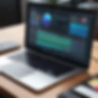 High-resolution screenshot of a graphic design application interface on MacBook