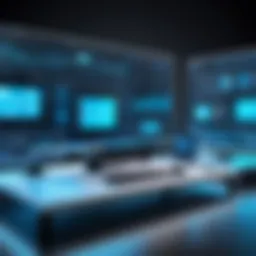 Visual representation of endpoint management architecture