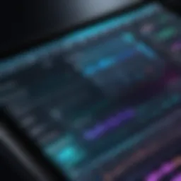 User interface of a top audio editing app on iPad