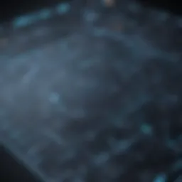 Illustration of a futuristic navigation interface