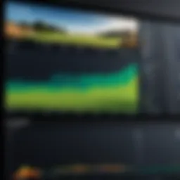 Golf analytics software interface displaying data insights