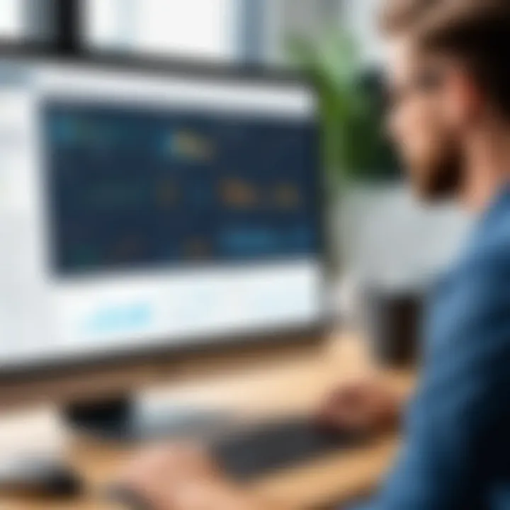 Screenshot of a Lucidchart training video in action
