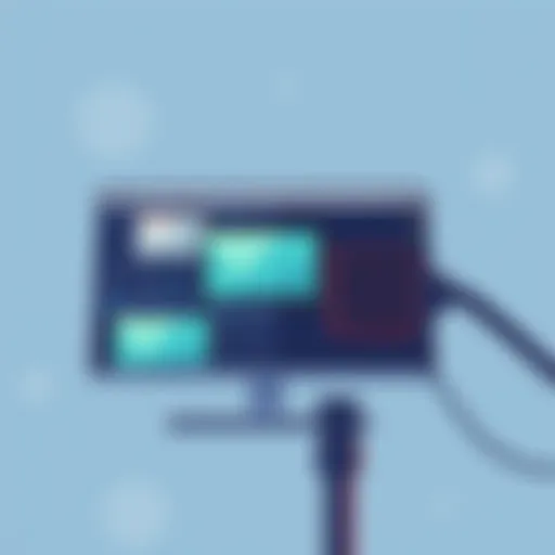 Multi-Window Recording Software Interface Software interface showcasing multi-window recording capabilities