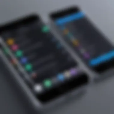 Feature Comparison of Leading List Apps Comparison chart of functionalities among various iPhone list applications
