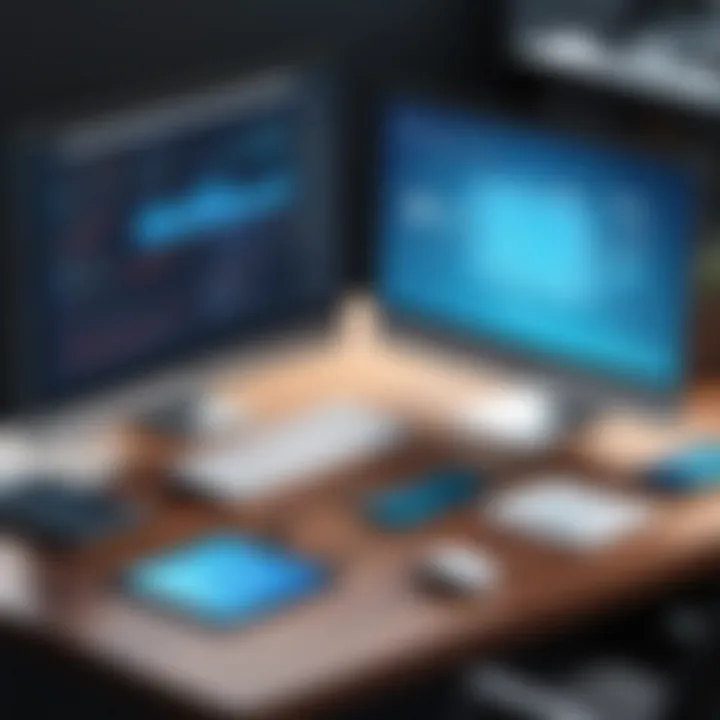 Visual representation of low-code application development