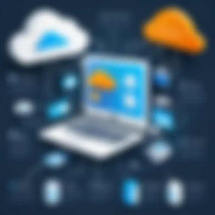 Infographic illustrating benefits of cloud-based eLearning tools