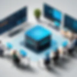 Visual representation of Datto's SaaS platform features