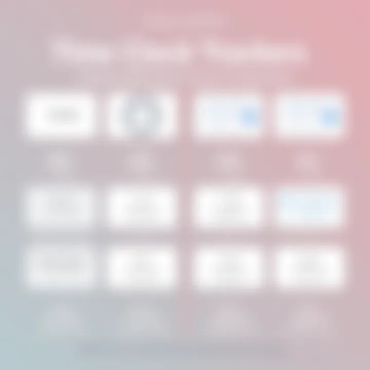 Comparison Chart of Time Clock Trackers