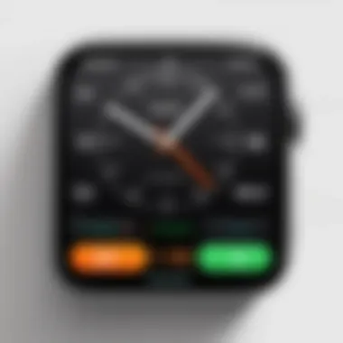 Dashboard of the Apple Time Clock App User interface of the Apple Time Clock app showcasing its dashboard.