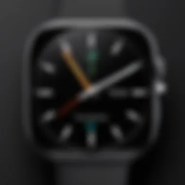 Visual representation of time tracking in the Apple Time Clock app.