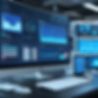 Laboratory Management Software Interface Modern laboratory management software interface showcasing project tracking features