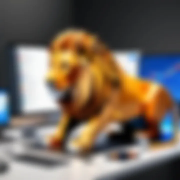 Graphical representation of LionDesk effectiveness