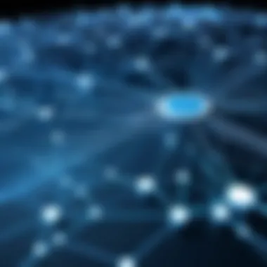 Connectivity in Networking Visual representation of connectivity and networking through technology.