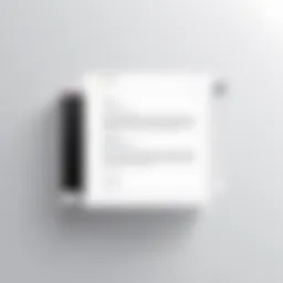 Elegant email signature layout