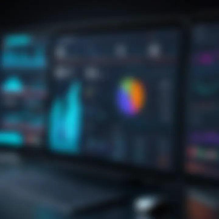 Graphical representation of marketing performance metrics powered by Datorama AI