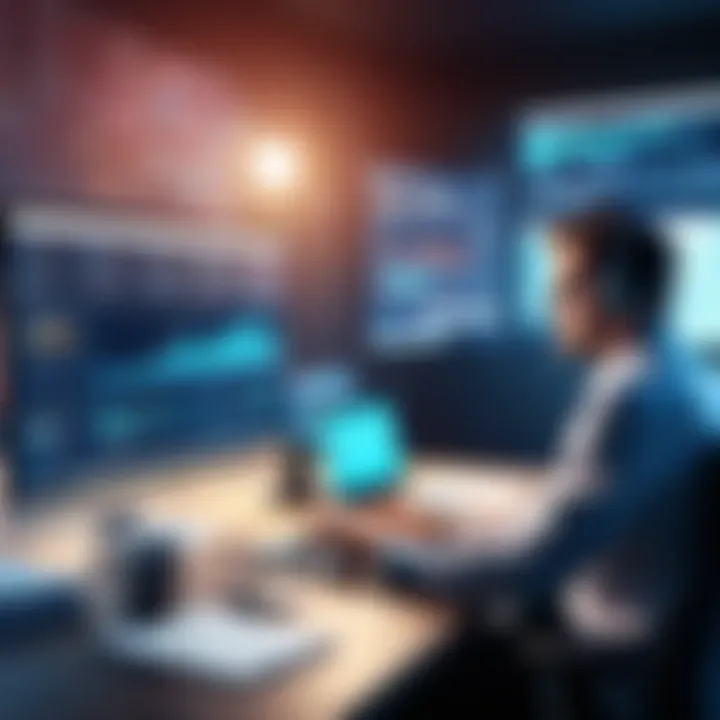 Visual of a strategic marketing meeting using insights from Datorama AI