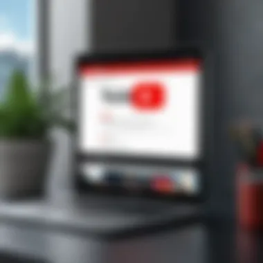 Locating Deactivation Option Illustration showing the option to deactivate a YouTube account