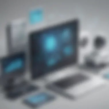 Revolutionizing the Digital Landscape Illustration highlighting the digital transformation impact of MDM and PIM