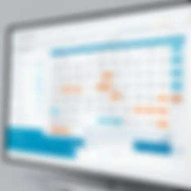Digital Calendar for Medical Appointments A digital calendar filled with medical appointments