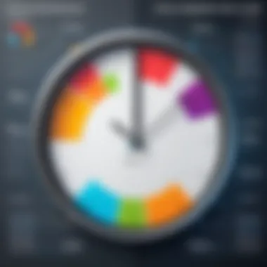 Efficiency Gains Through Time Management Graph illustrating efficiency gains from effective time management