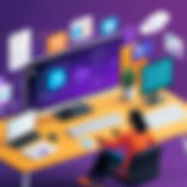Boosting Productivity with Integration Graphic illustrating enhanced productivity through integration