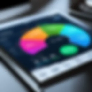 Key Metrics in Time Tracking Software Illustration of enterprise time tracking software interface displaying key metrics