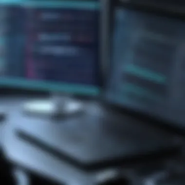 Harnessing Software for Precision Estimation An individual using advanced software for estimating projects.