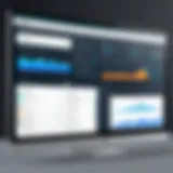 User interface of rent manager software showing dashboard features