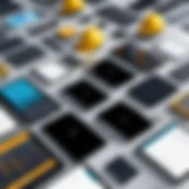 An array of tablets suitable for construction professionals