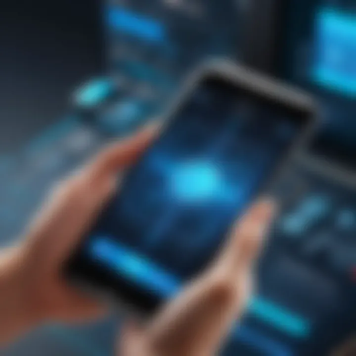 Innovative AR app interface design