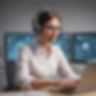 Virtual contact centre agent assisting customer