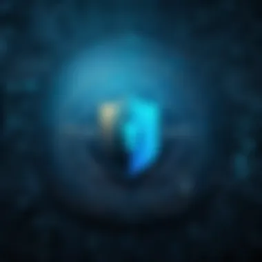 Visual Representation of Encryption Technology Encryption technology visual representation