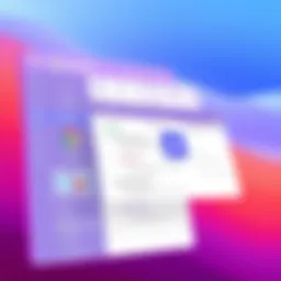 Overview of Microsoft OneNote interface showcasing organization tools