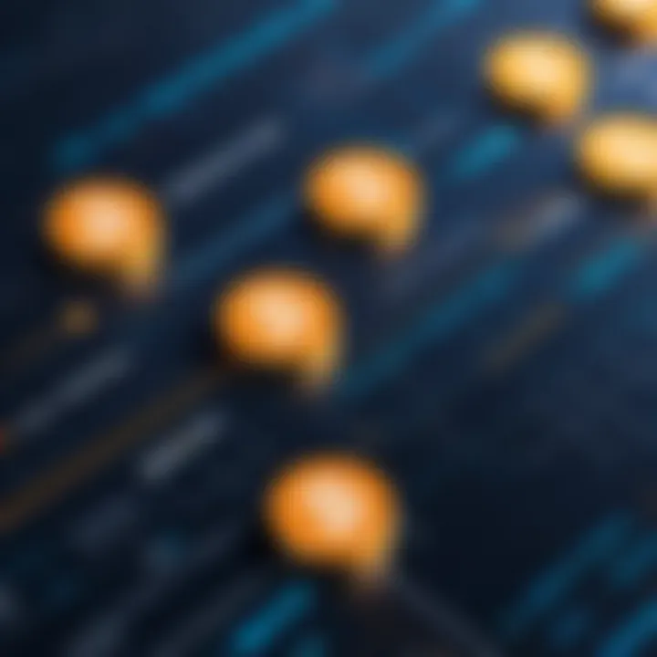 Graph showing cryptocurrency transaction fees
